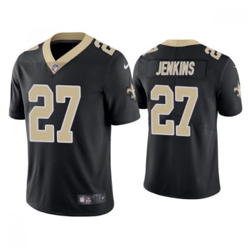 Men's New Orleans Saints Saints #27 Malcolm Jenkins 2021 Black Vapor Untouchable Limited Stitched Jersey Men's New Orleans Saints Saints #27 Malcolm Jenkins 2021 Black Vapor Untouchable Limited Stitched Jersey