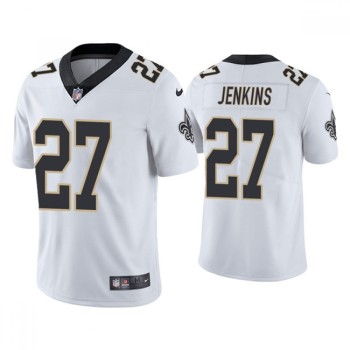 Men's New Orleans Saints Saints #27 Malcolm Jenkins 2021 White Vapor Untouchable Limited Stitched Jersey Men's New Orleans Saints Saints #27 Malcolm Jenkins 2021 White Vapor Untouchable Limited Stitched Jersey