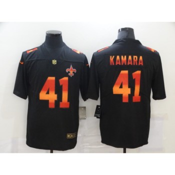 Men's New Orleans Saints #41 Alvin Kamara 2020 Black Fashion Limited Stitched Jersey Men's New Orleans Saints #41 Alvin Kamara 2020 Black Fashion Limited Stitched Jersey