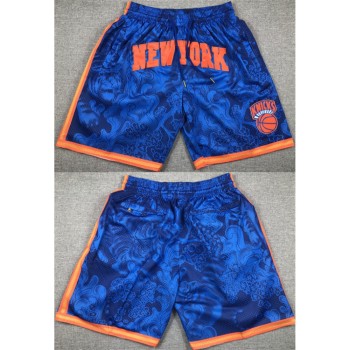Men's New Yok Knicks Royal Shorts (Run Small) Men's New Yok Knicks Royal Shorts (Run Small)