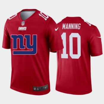 Men's New York Giants #10 Eli Manning Red 2020 Team Big Logo Inverted Legend Stitched Jersey Men's New York Giants #10 Eli Manning Red 2020 Team Big Logo Inverted Legend Stitched Jersey