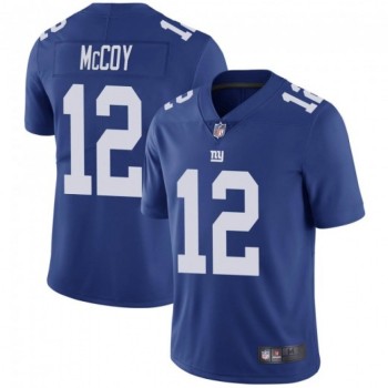 Men's New York Giants #12 Colt McCoy Blue Vapor Untouchable Limited Stitched Jersey Men's New York Giants #12 Colt McCoy Blue Vapor Untouchable Limited Stitched Jersey
