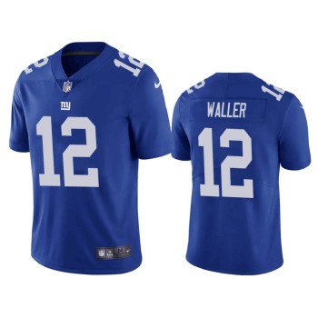 Men's New York Giants #12 Darren Waller Blue Vapor Untouchable Limited Stitched Jersey Men's New York Giants #12 Darren Waller Blue Vapor Untouchable Limited Stitched Jersey