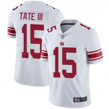 Men's New York Giants #15 Golden Tate III White Vapor Untouchable Limited Stitched Jersey Men's New York Giants #15 Golden Tate III White Vapor Untouchable Limited Stitched Jersey