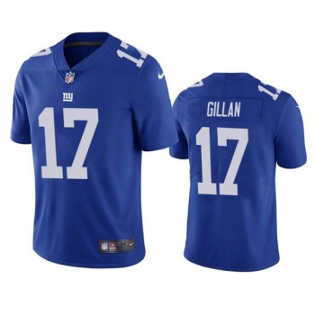 Men's New York Giants #17 Jamie Gillan Blue Vapor Untouchable Limited Stitched Jersey Men's New York Giants #17 Jamie Gillan Blue Vapor Untouchable Limited Stitched Jersey