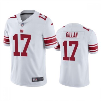 Men's New York Giants #17 Jamie Gillan White Vapor Untouchable Limited Stitched Jersey Men's New York Giants #17 Jamie Gillan White Vapor Untouchable Limited Stitched Jersey