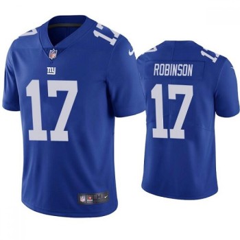 Men's New York Giants #17 Wan'Dale Robinson Blue Vapor Limited Stitched Jersey Men's New York Giants #17 Wan'Dale Robinson Blue Vapor Limited Stitched Jersey