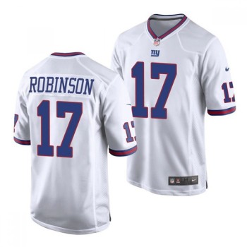 Men's New York Giants #17 Wan'Dale Robinson White Color Rush Limited Stitched Jersey Men's New York Giants #17 Wan'Dale Robinson White Color Rush Limited Stitched Jersey