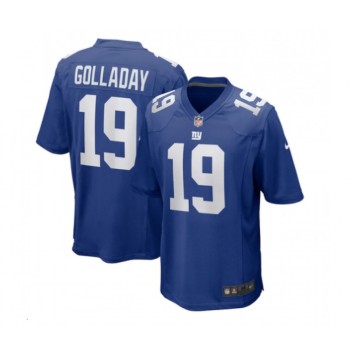 Men's New York Giants #19 Kenny Golladay Royal Blue Stitched Jersey Men's New York Giants #19 Kenny Golladay Royal Blue Stitched Jersey