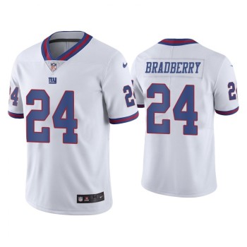 Men's New York Giants #24 James Bradberry White Color Rush Limited Stitched NFL Jersey Men's New York Giants #24 James Bradberry White Color Rush Limited Stitched NFL Jersey