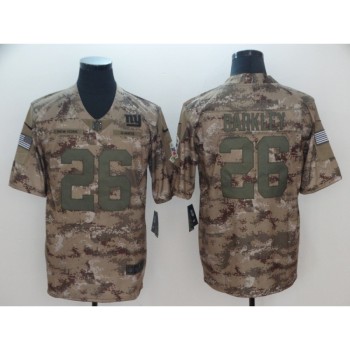 Men's New York Giants #26 Saquon Barkley 2018 Camo Salute to Service Limited Stitched NFL Jersey Men's New York Giants #26 Saquon Barkley 2018 Camo Salute to Service Limited Stitched NFL Jersey