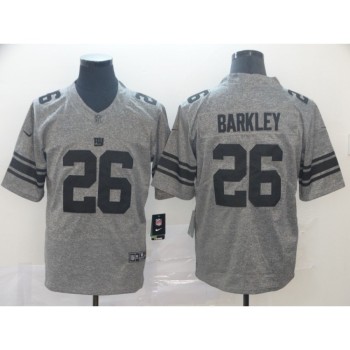 Men's New York Giants #26 Saquon Barkley Grey Limited NFL Jersey Men's New York Giants #26 Saquon Barkley Grey Limited NFL Jersey