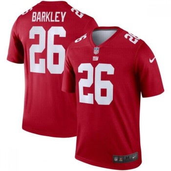 Men's New York Giants #26 Saquon Barkley Red Inverted Legend Jersey Men's New York Giants #26 Saquon Barkley Red Inverted Legend Jersey