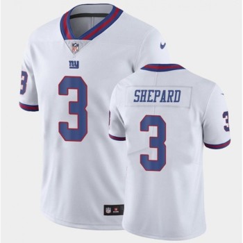 Men's New York Giants #3 Sterling Shepard White Stitched Jersey Men's New York Giants #3 Sterling Shepard White Stitched Jersey