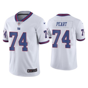 Men's New York Giants #74 Matt Peart White Color Rush Stitched Jersey Men's New York Giants #74 Matt Peart White Color Rush Stitched Jersey