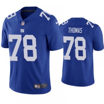 Men's New York Giants #78 Andrew Thomas Blue Vapor Untouchable Limited Stitched Jersey Men's New York Giants #78 Andrew Thomas Blue Vapor Untouchable Limited Stitched Jersey
