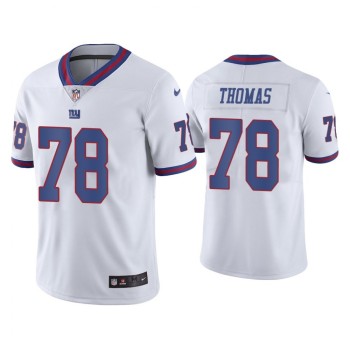 Men's New York Giants #78 Andrew Thomas White Color Rush Stitched Jersey Men's New York Giants #78 Andrew Thomas White Color Rush Stitched Jersey