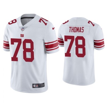 Men's New York Giants #78 Andrew Thomas White Vapor Untouchable Limited Stitched Jersey Men's New York Giants #78 Andrew Thomas White Vapor Untouchable Limited Stitched Jersey
