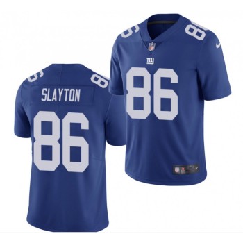 Men's New York Giants #86 Darius Slayton Blue Vapor Untouchable Limited Stitched Jersey Men's New York Giants #86 Darius Slayton Blue Vapor Untouchable Limited Stitched Jersey