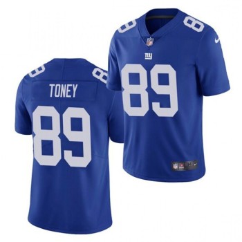 Men's New York Giants #89 Kadarius Toney Blue Vapor Untouchable Limited Stitched NFL Jersey Men's New York Giants #89 Kadarius Toney Blue Vapor Untouchable Limited Stitched NFL Jersey