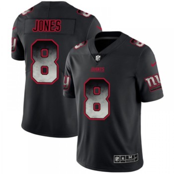 Men's New York Giants #8 Daniel Jones Black 2019 Smoke Fashion Limited Stitched NFL Jersey Men's New York Giants #8 Daniel Jones Black 2019 Smoke Fashion Limited Stitched NFL Jersey