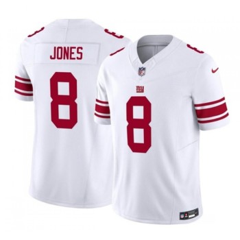 Men's New York Giants #8 Daniel Jones White 2023 F.U.S.E. Vapor Untouchable Limited Stitched Jersey Men's New York Giants #8 Daniel Jones White 2023 F.U.S.E. Vapor Untouchable Limited Stitched Jersey