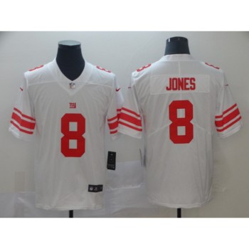 Men's New York Giants #8 Daniel Jones White Vapor Untouchable Limited Stitched NFL Jersey Men's New York Giants #8 Daniel Jones White Vapor Untouchable Limited Stitched NFL Jersey