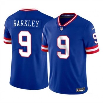 Men's New York Giants #9 Matt Barkley Blue Throwback Vapor Untouchable Limited Stitched Jersey Men's New York Giants #9 Matt Barkley Blue Throwback Vapor Untouchable Limited Stitched Jersey