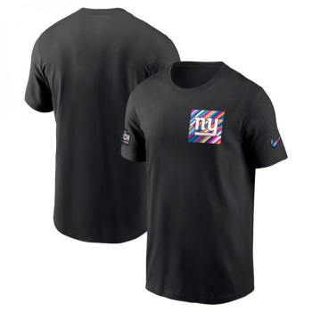 Men's New York Giants Black 2023 Crucial Catch Sideline Tri-Blend T-Shirt Men's New York Giants Black 2023 Crucial Catch Sideline Tri-Blend T-Shirt
