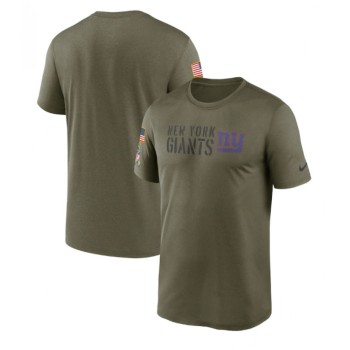 Men's New York Giants Olive 2022 Salute to Service Legend Team T-Shirt Men's New York Giants Olive 2022 Salute to Service Legend Team T-Shirt