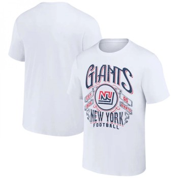 Men's New York Giants White x Darius Rucker Collection Vintage Football T-Shirt Men's New York Giants White x Darius Rucker Collection Vintage Football T-Shirt