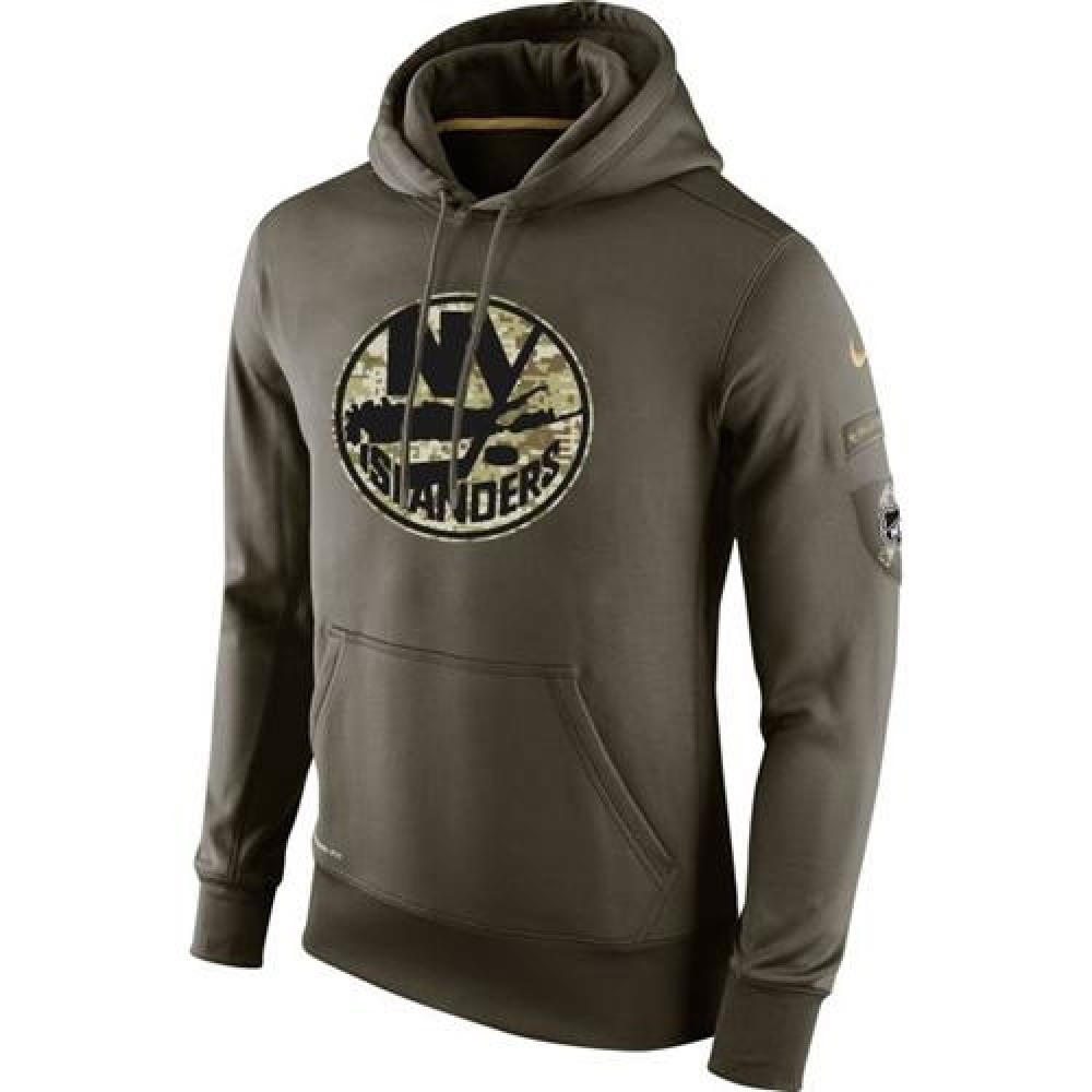Men's New York Islanders Salute To Service NHL Hoodie