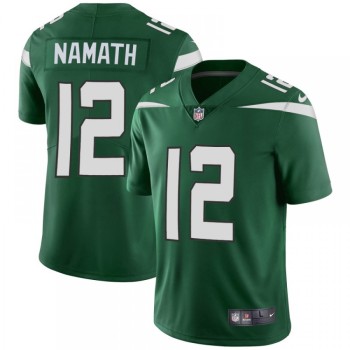 Men's New York Jets #12 Joe Namath 2019 Green Vapor Untouchable Limited Stitched NFL Jersey Men's New York Jets #12 Joe Namath 2019 Green Vapor Untouchable Limited Stitched NFL Jersey