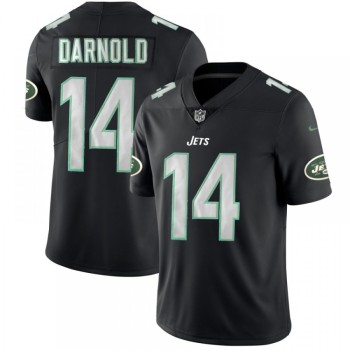 Men's New York Jets #14 Sam Darnold Black 2018 Impact Limited Stitched NFL Jersey Men's New York Jets #14 Sam Darnold Black 2018 Impact Limited Stitched NFL Jersey