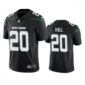 Men's New York Jets #20 Breece Hall 2022 Black Vapor Untouchable Limited Stitched Jersey Men's New York Jets #20 Breece Hall 2022 Black Vapor Untouchable Limited Stitched Jersey