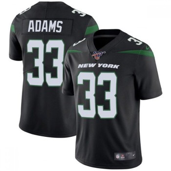 Men's New York Jets #33 Jamal Adams Black 2019 100th Season Vapor Untouchable Limited Stitched NFL Jersey Men's New York Jets #33 Jamal Adams Black 2019 100th Season Vapor Untouchable Limited Stitched NFL Jersey