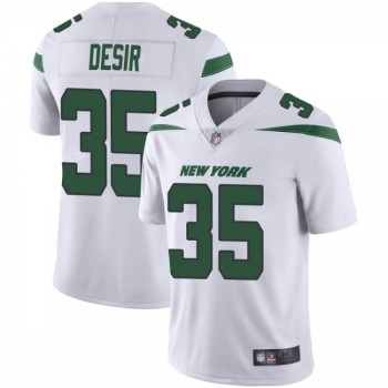 Men's New York Jets #35 Pierre Desir White Vapor Untouchable Limited Stitched Jersey Men's New York Jets #35 Pierre Desir White Vapor Untouchable Limited Stitched Jersey