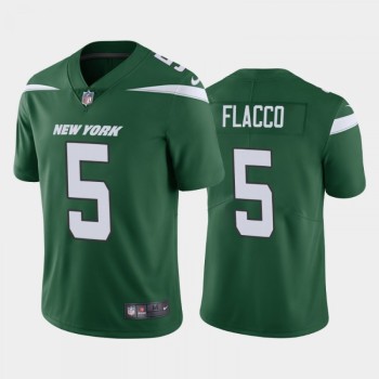Men's New York Jets #5 Joe Flacco Green Vapor Untouchable Limited Stitched Jersey Men's New York Jets #5 Joe Flacco Green Vapor Untouchable Limited Stitched Jersey