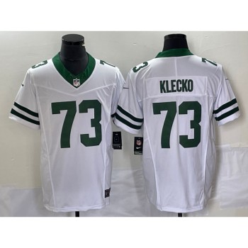 Men's New York Jets #73 Joe Klecko White 2023 F.U.S.E. Vapor Limited Throwback Stitched Football Jersey Men's New York Jets #73 Joe Klecko White 2023 F.U.S.E. Vapor Limited Throwback Stitched Football Jersey