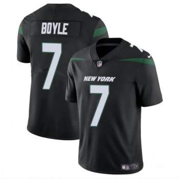 Men's New York Jets #7 Tim Boyle Black Vapor Untouchable Limited Stitched Jersey Men's New York Jets #7 Tim Boyle Black Vapor Untouchable Limited Stitched Jersey