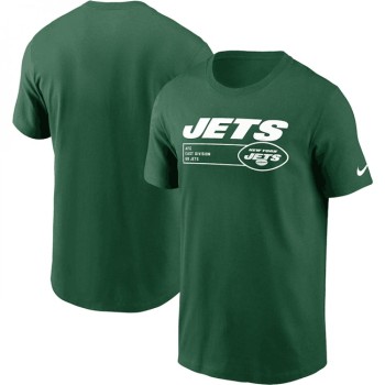 Men's New York Jets Green Division Essential T-Shirt Men's New York Jets Green Division Essential T-Shirt