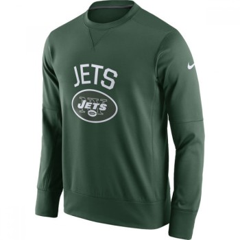 Men's New York Jets Green Sideline Circuit Performance Sweatshirt Men's New York Jets Green Sideline Circuit Performance Sweatshirt