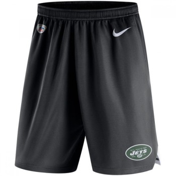 Men's New York Jets Black Knit Performance Shorts