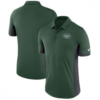 Men's New York Jets Green Evergreen Polo Men's New York Jets Green Evergreen Polo