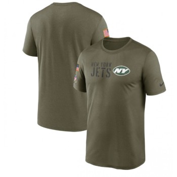 Men's New York Jets Olive 2022 Salute to Service Legend Team T-Shirt Men's New York Jets Olive 2022 Salute to Service Legend Team T-Shirt