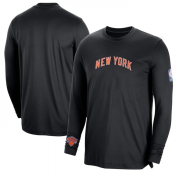 Men's New York Knicks Black 2022/23 Legend On-Court Practice Performance Long Sleeve T-Shirt Men's New York Knicks Black 2022/23 Legend On-Court Practice Performance Long Sleeve T-Shirt