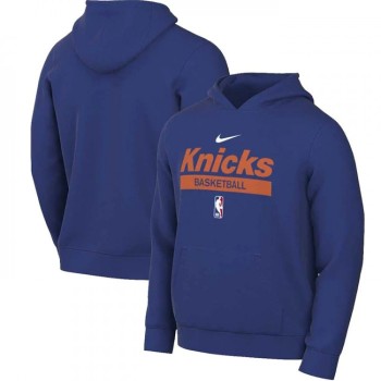 Men's New York Knicks Blue Spotlight Fleece Overhead Hoodie Men's New York Knicks Blue Spotlight Fleece Overhead Hoodie