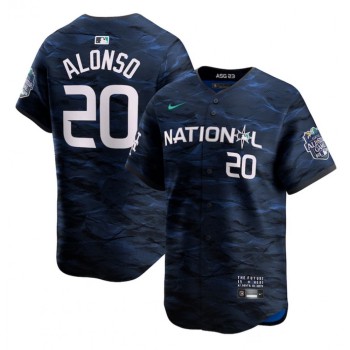 Men's New York Mets #20 Pete Alonso Royal 2023 All-star Cool Base Stitched Baseball Jersey Men's New York Mets #20 Pete Alonso Royal 2023 All-star Cool Base Stitched Baseball Jersey