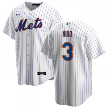 Men's New York Mets #3 Tomas Nino White Cool Base Stitched Jersey Men's New York Mets #3 Tomas Nino White Cool Base Stitched Jersey