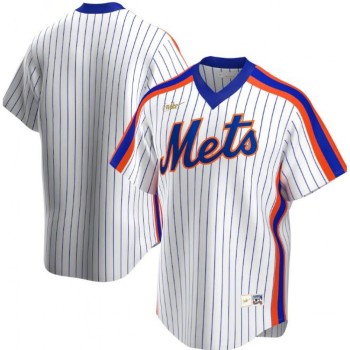 Men's New York Mets Blank New White Cool Base Stitched Jersey